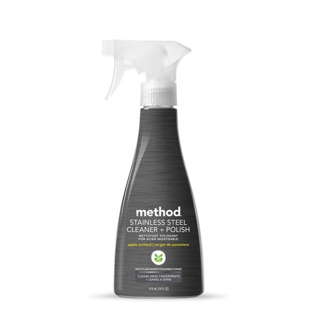 Method Apple Orchard Scent Stainless Steel Cleaner & Polish 14 oz Spray 01919